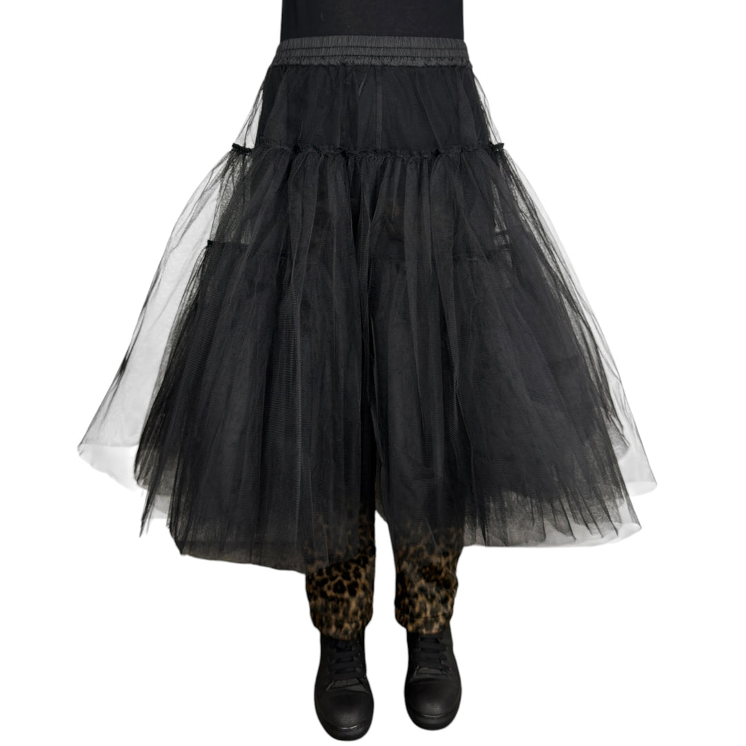 LAYERED TULLE FULL SKIRT