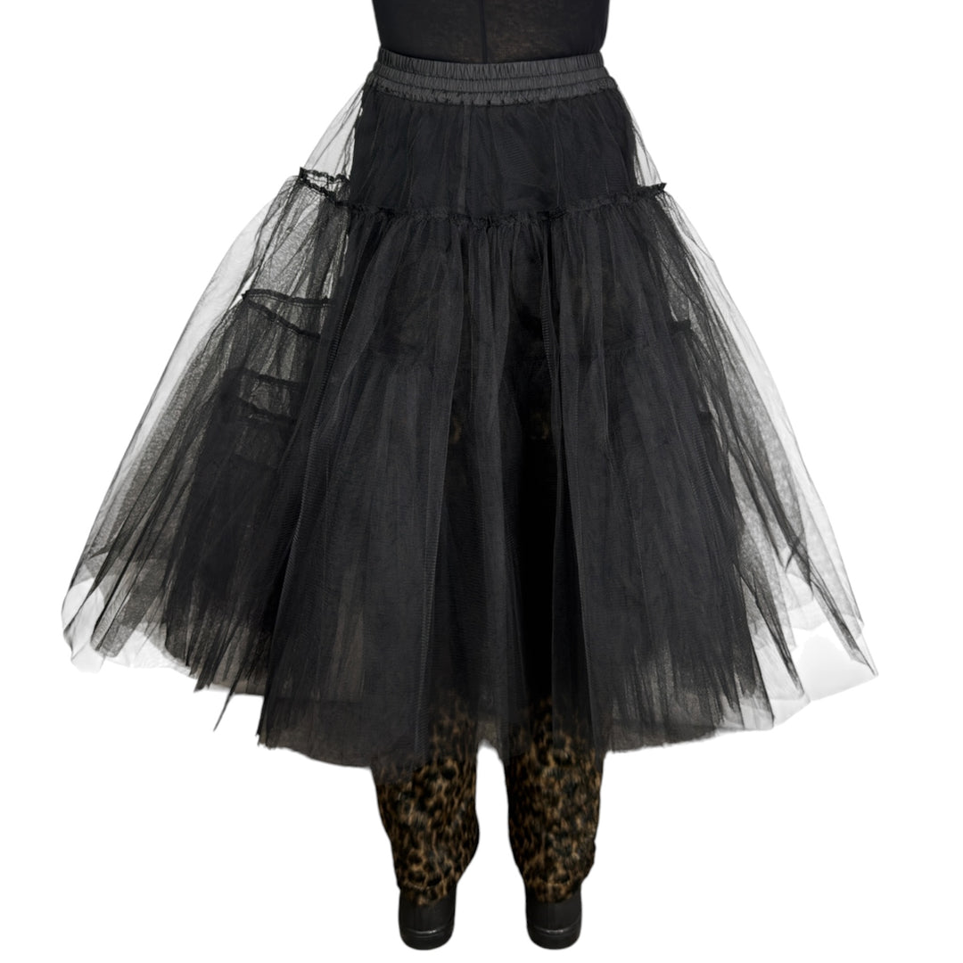 LAYERED TULLE FULL SKIRT