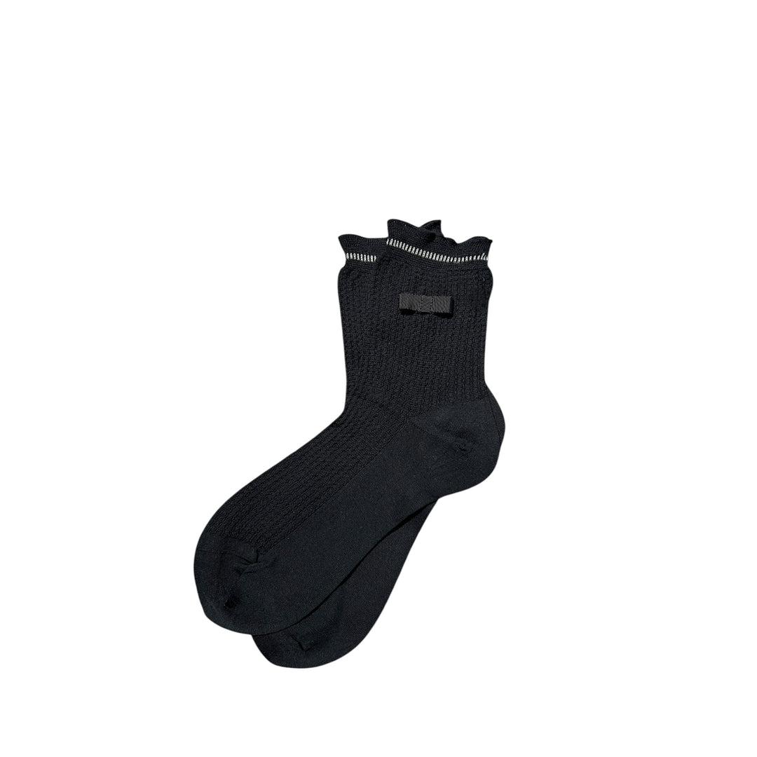 WAFFLE RIBBON SOCKS 