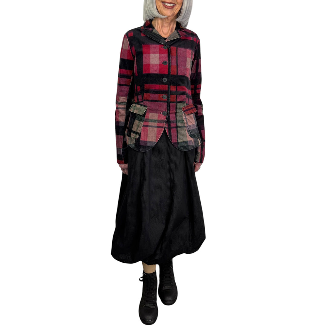 PLAID SHAPED JACKET