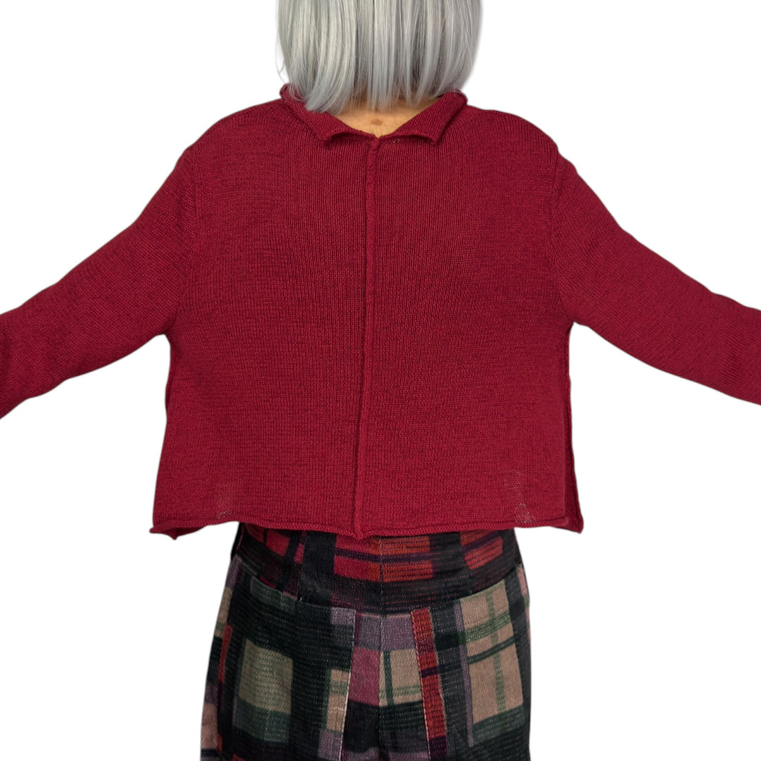 SHORT BUTTON CARDIGAN