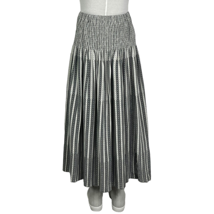 DOT STRIPE LOOMED SKIRT