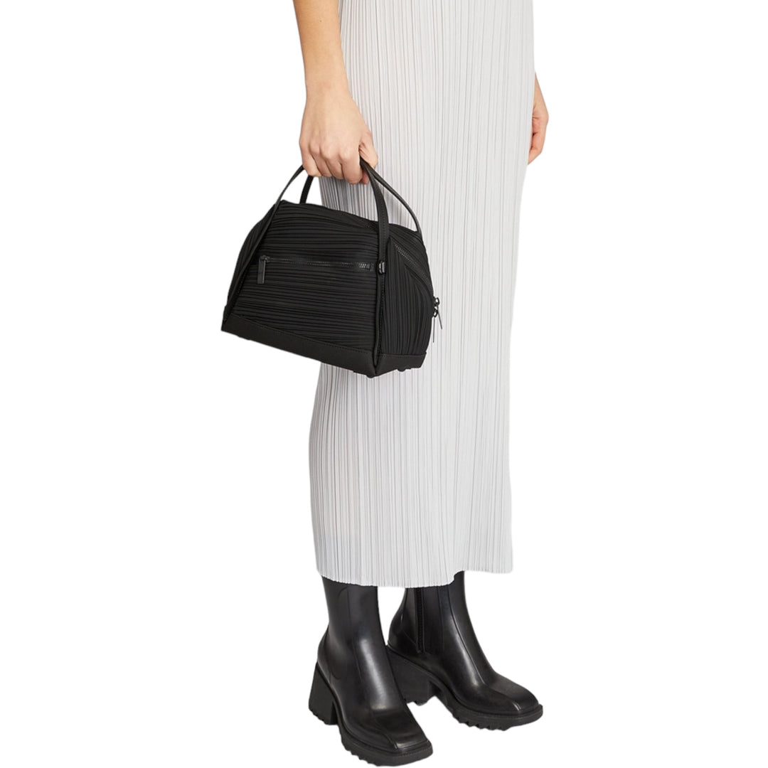 BIAS PLEATS SMALL BAG