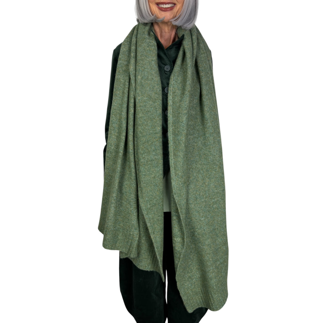 MELANGE KNITTED SCARF