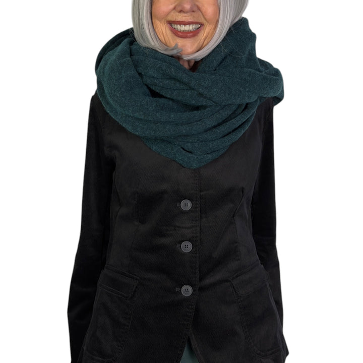 MELANGE KNITTED SCARF