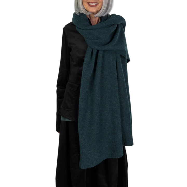 MELANGE KNITTED SCARF