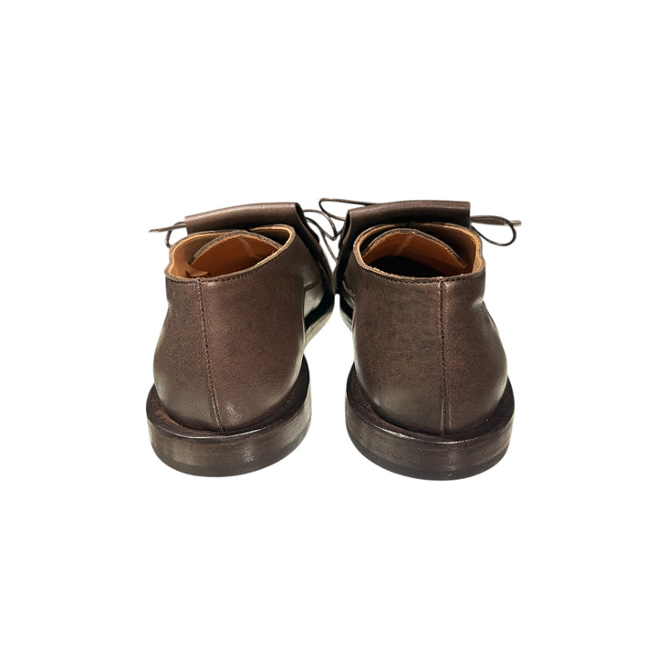 LACE-UP SHOES W/OVERLAY