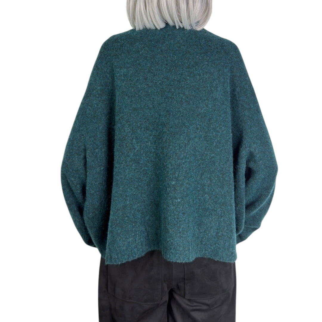 MELANGE KNIT TURTLENECK SWEATER