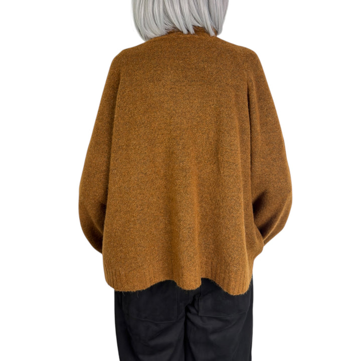 MELANGE KNIT TURTLENECK SWEATER
