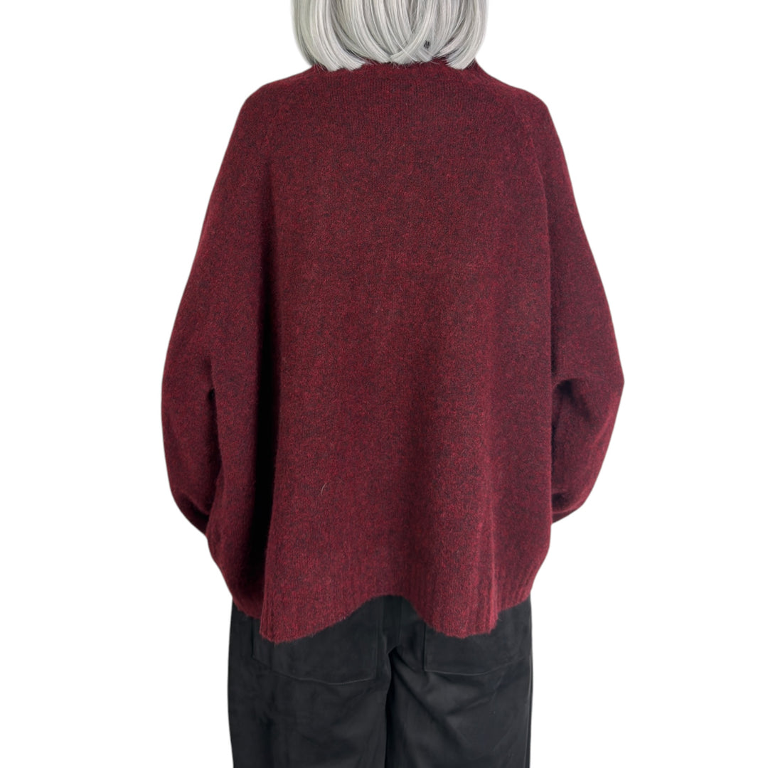 MELANGE KNIT TURTLENECK SWEATER
