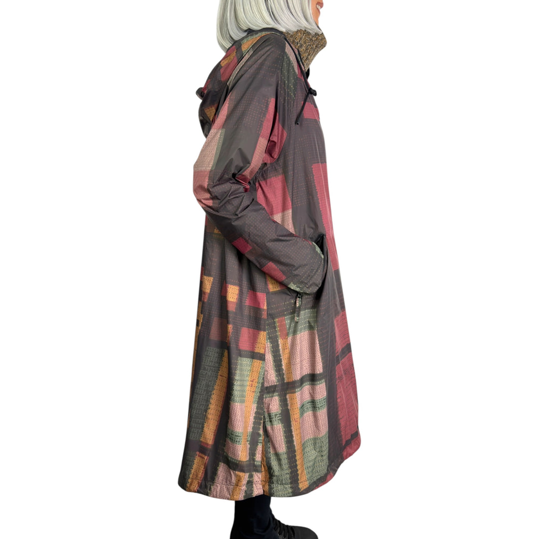 DIAGONAL ZIP WATER REPELLENT COAT