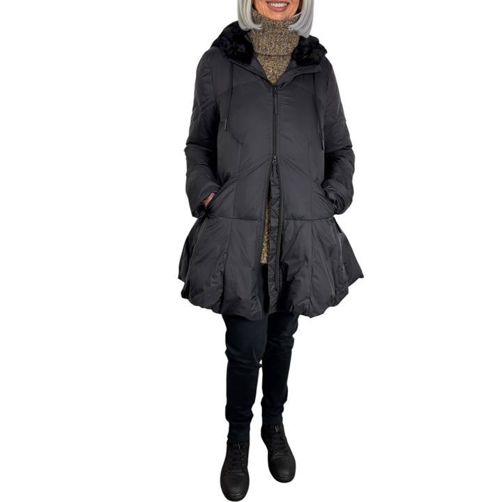 SOLID SHORT PUFFER COAT