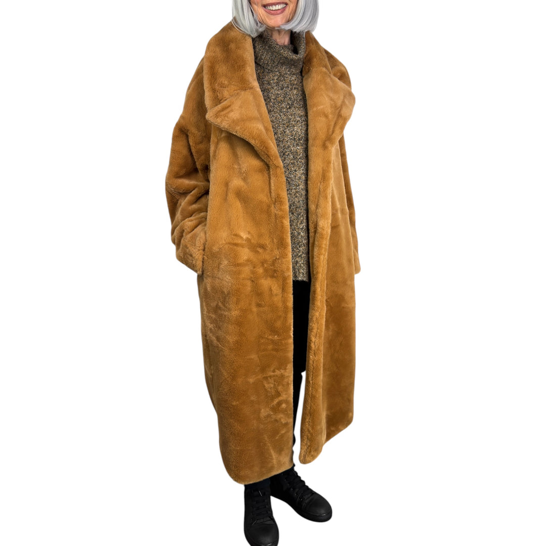 FAUX FUR LONG COAT