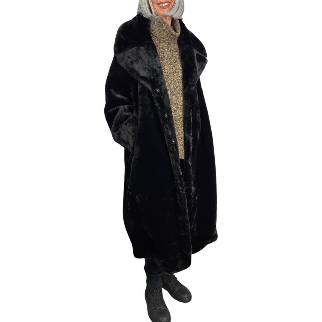 FAUX FUR LONG COAT