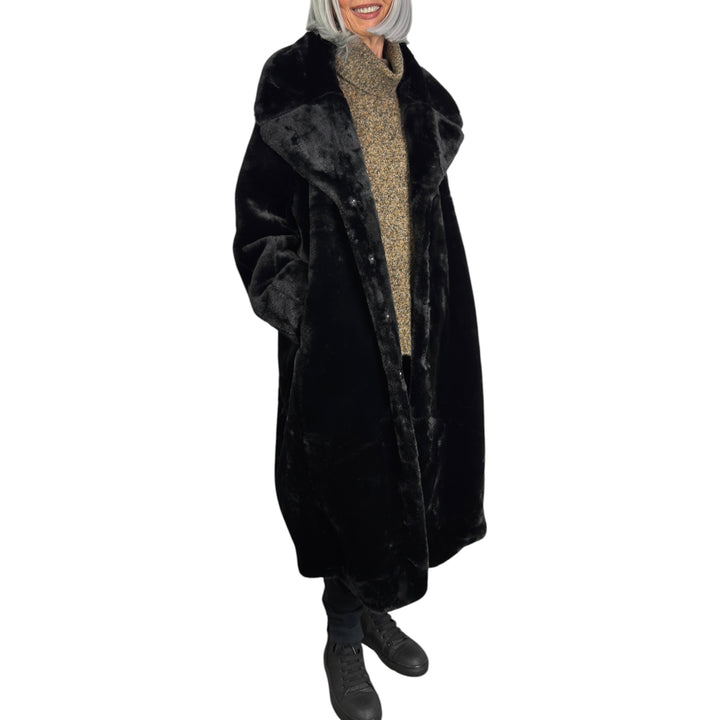 FAUX FUR LONG COAT