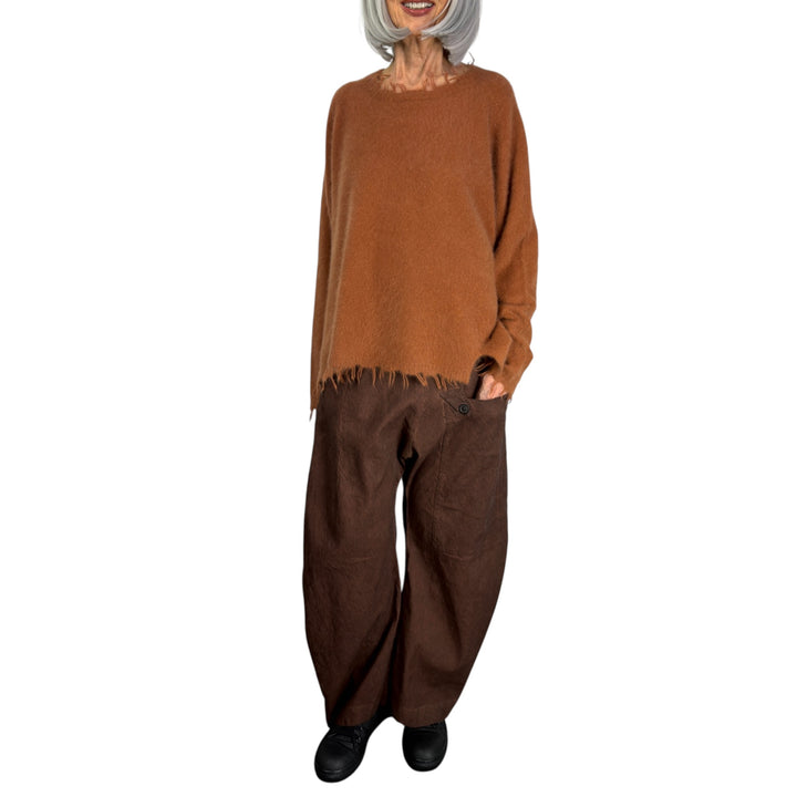 FOX HAIR PULLOVER SWEATER
