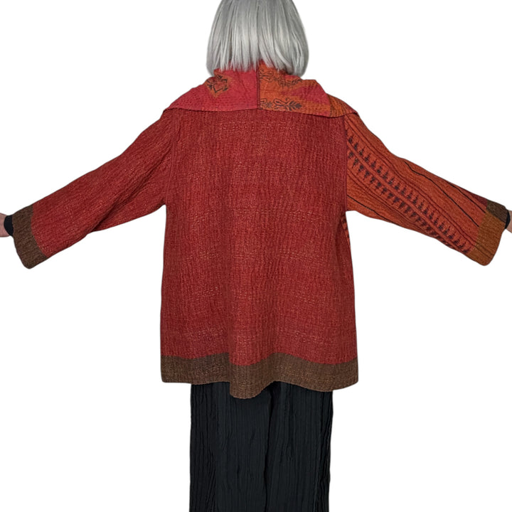 COTTON OVERDYE FLARE JACKET