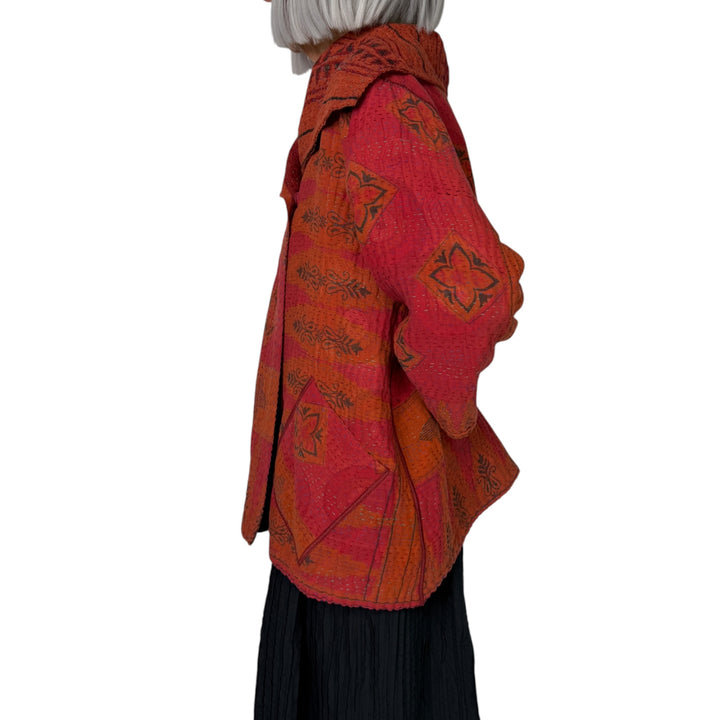 COTTON OVERDYE FLARE JACKET