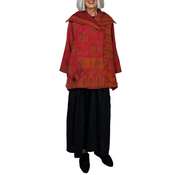 COTTON OVERDYE FLARE JACKET