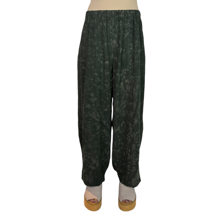 SAND SUN DYE RIPPLE BARREL PANT