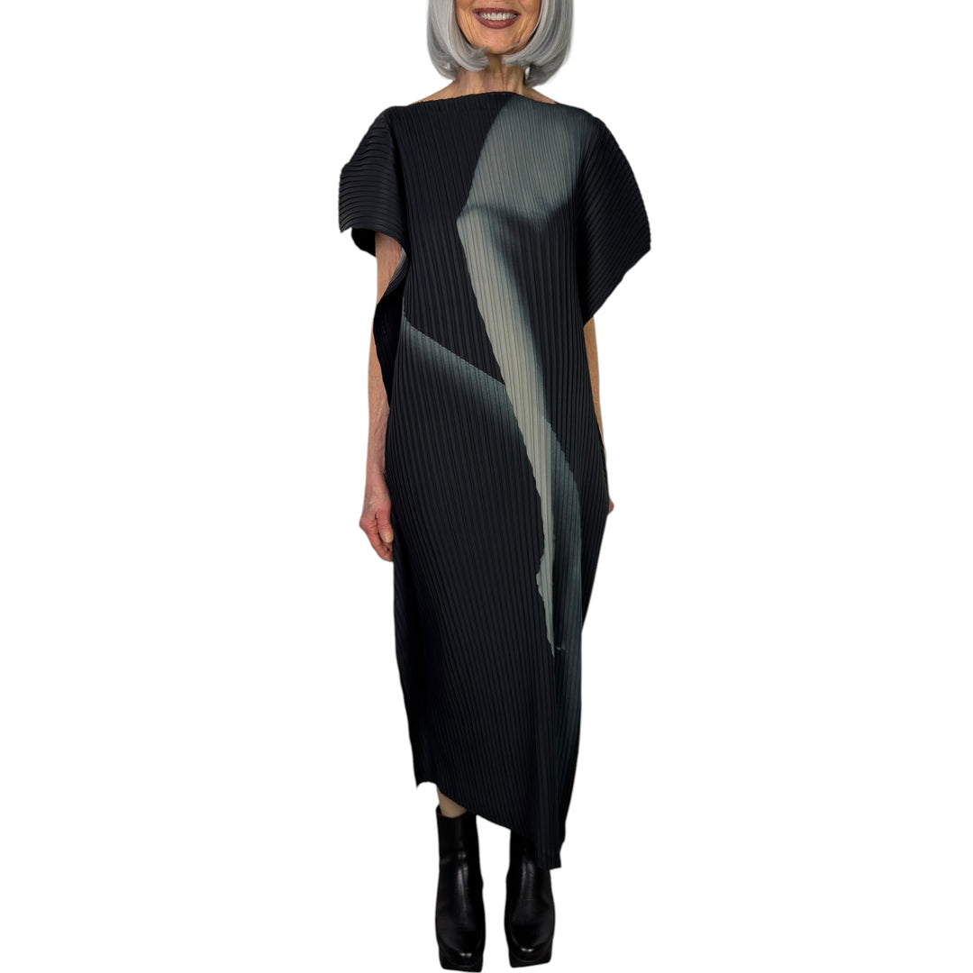 HANDS OF LOVER PLEATS DRESS