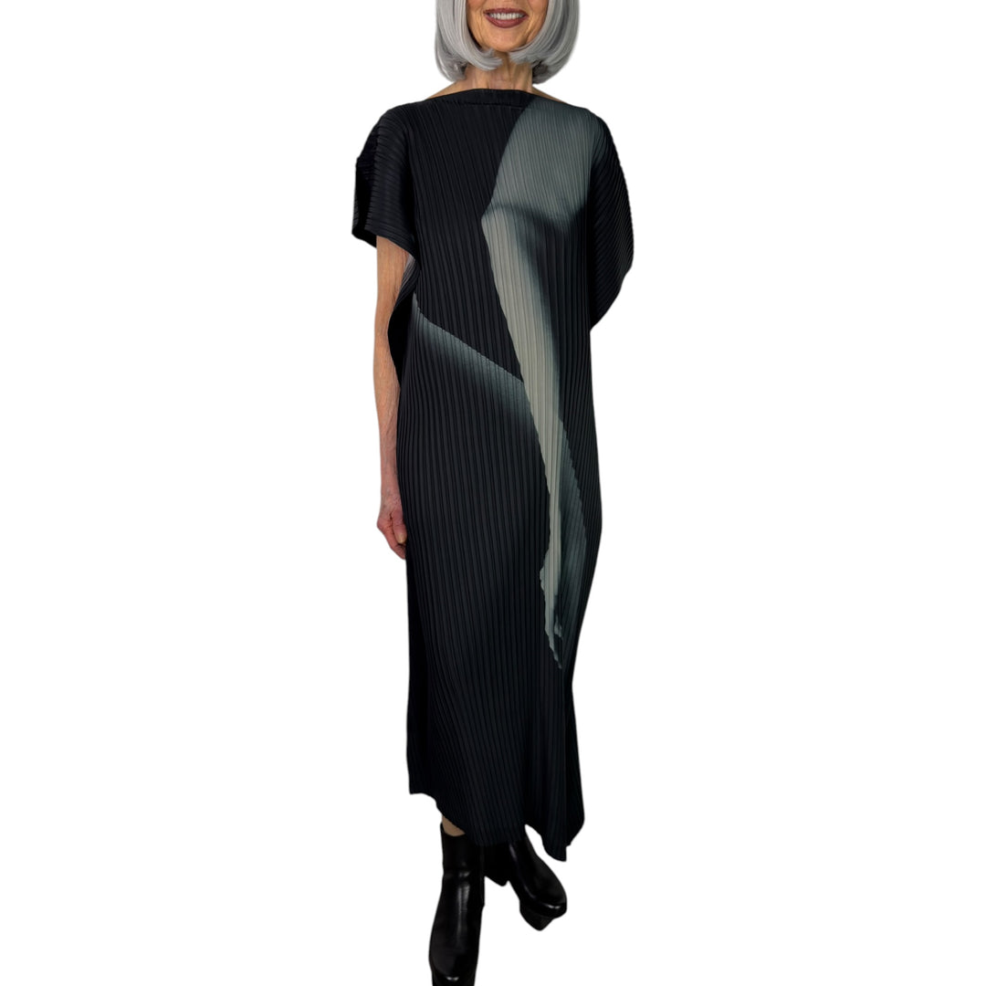 HANDS OF LOVER PLEATS DRESS