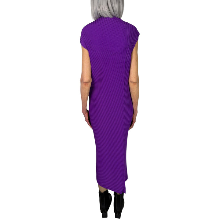 TUBULAR PLEATS DRESS