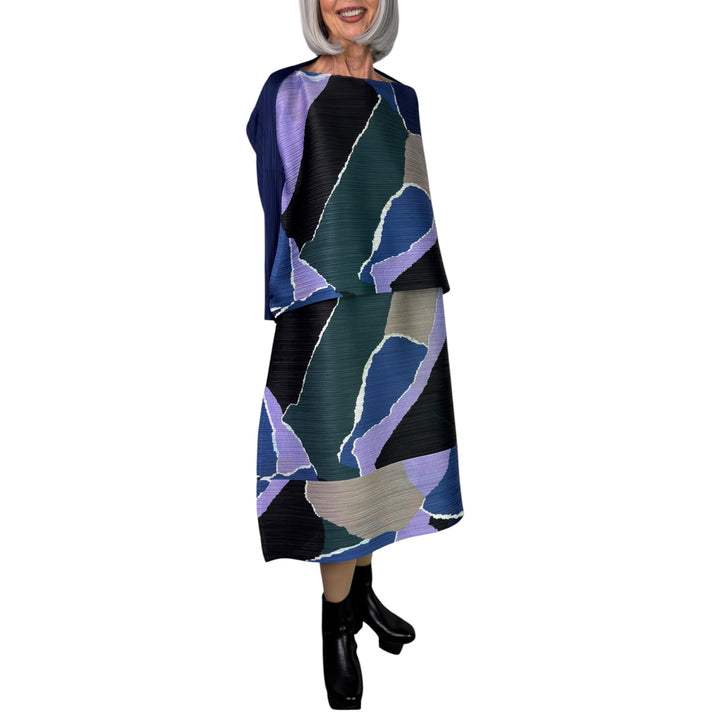 SURPRISE! PRINT A-LINE SKIRT