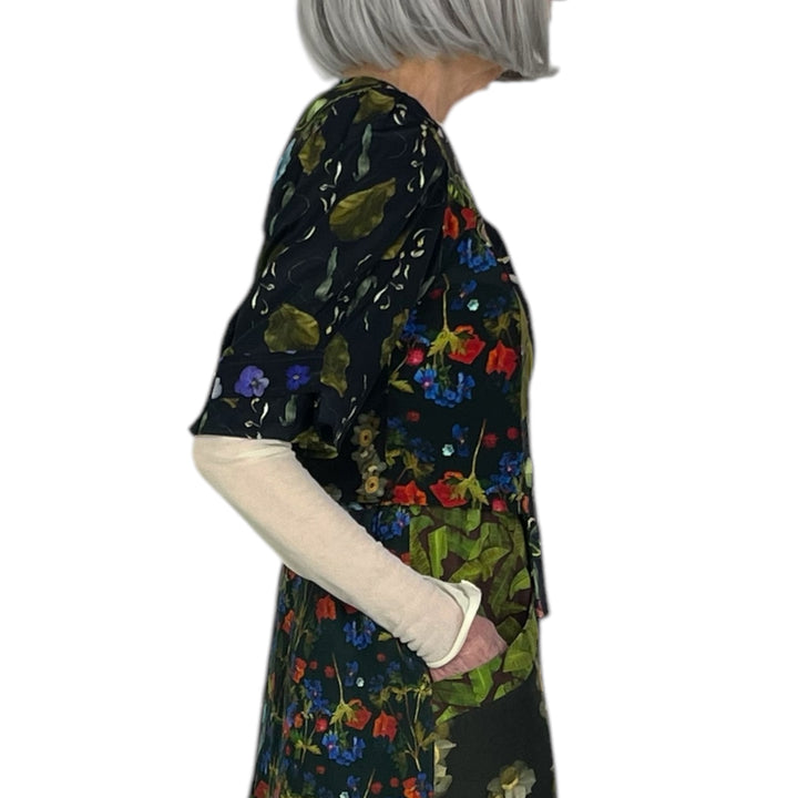 FLORAL PRINT FOLK BLOUSE