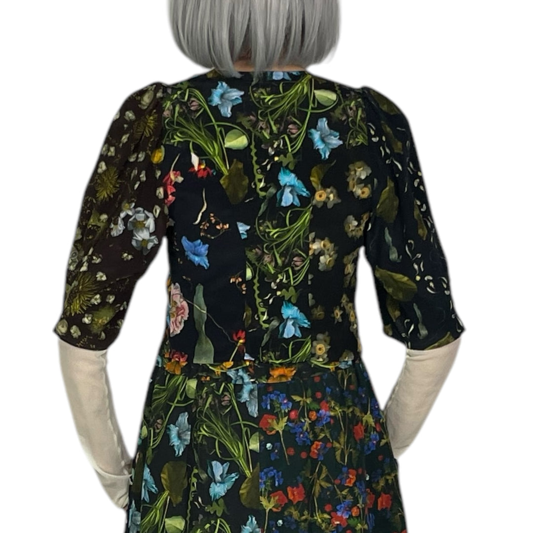 FLORAL PRINT FOLK BLOUSE