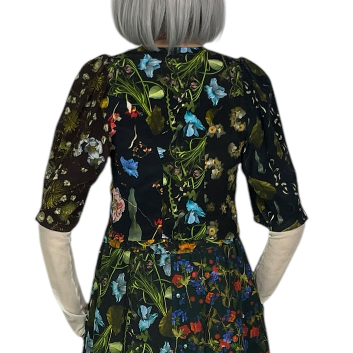 FLORAL PRINT FOLK BLOUSE