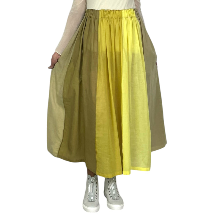 OMBRE DYED WIDE SKIRT