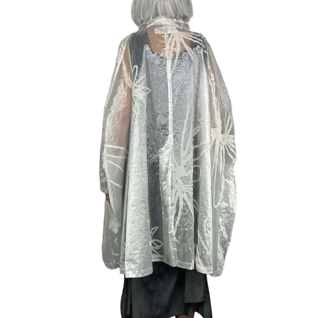 FLOCK PRINTED RAINCOAT