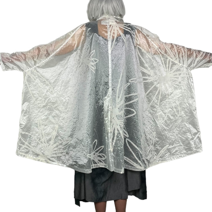 FLOCK PRINTED RAINCOAT