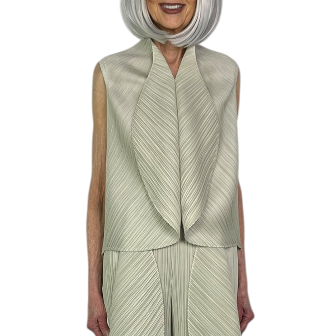 LEAF PANELS SLEEVELESS TOP