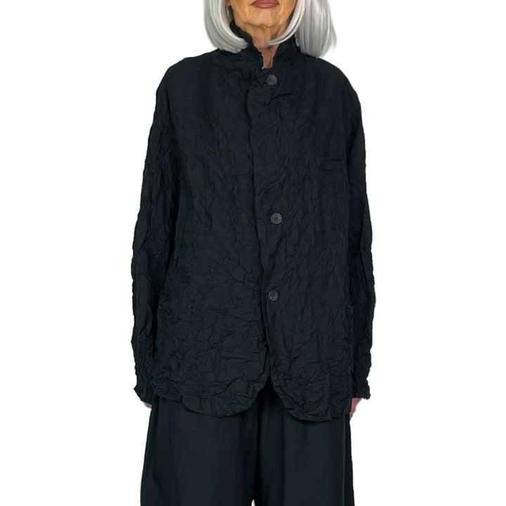 NANACO CRINKLE PLEAT JACKET