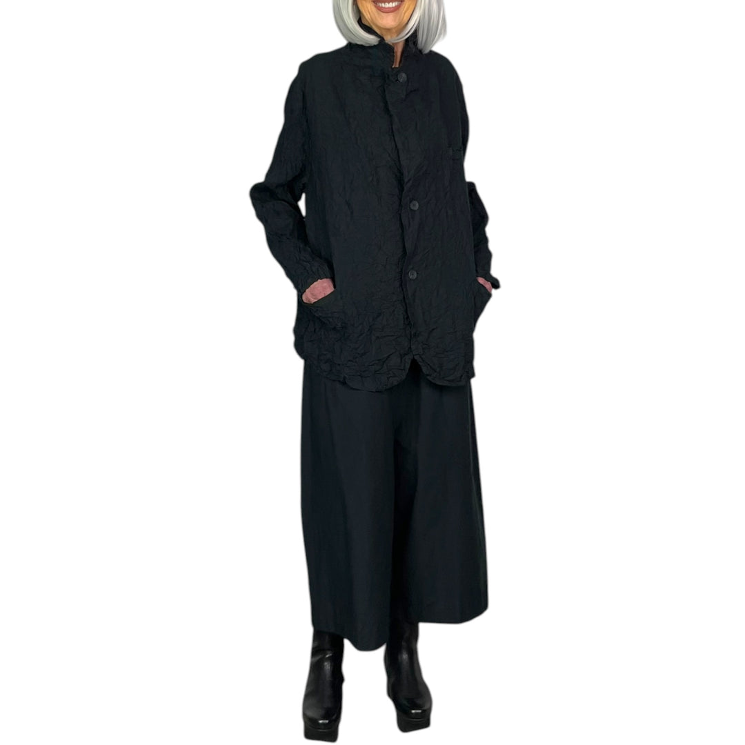 NANACO CRINKLE PLEAT JACKET