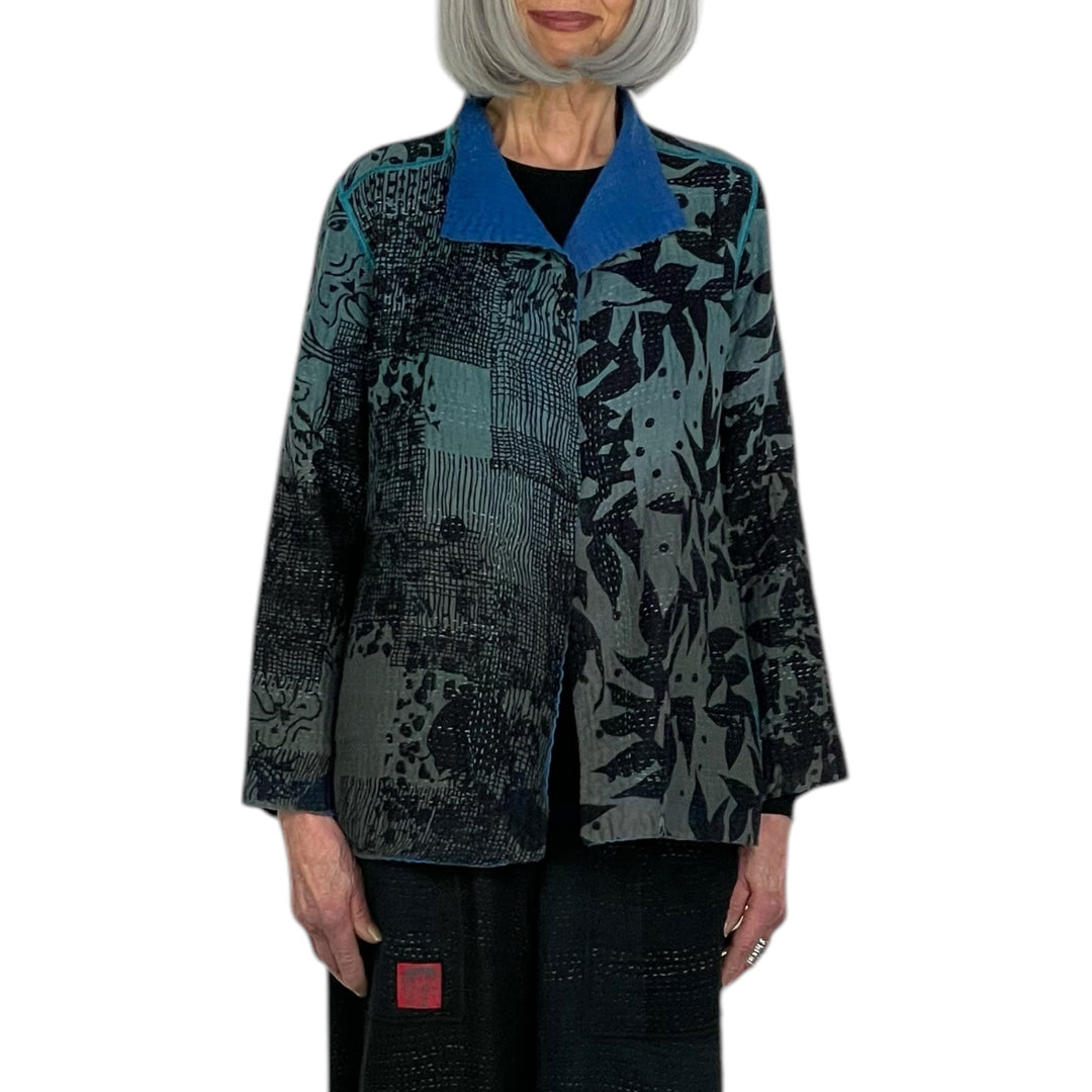 TWILIGHT PRINT SHORT JACKET 