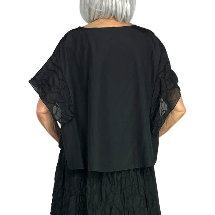 STITCHED EMBROIDERY TOP