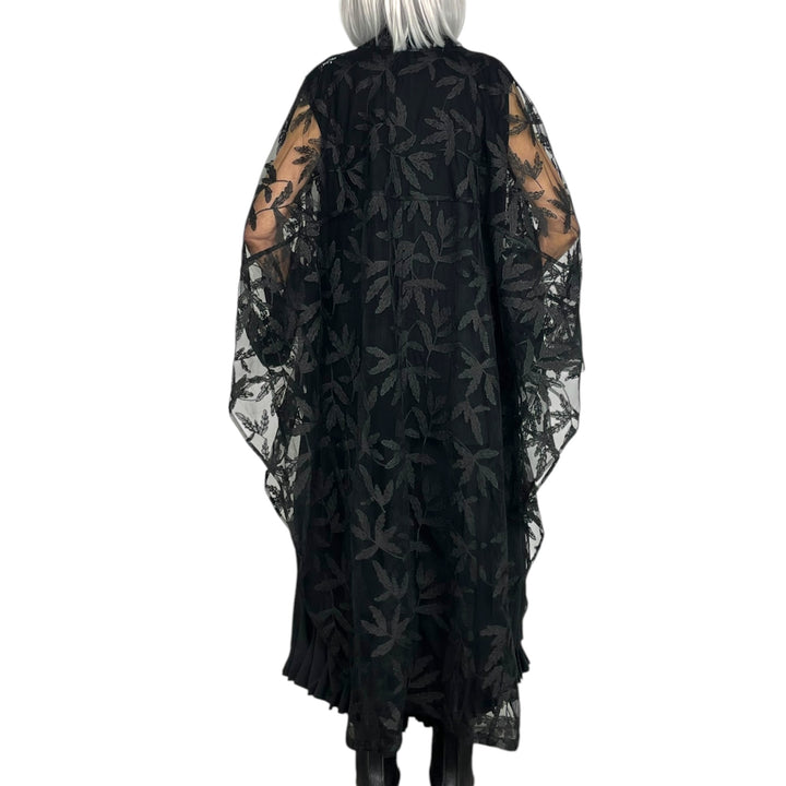 SHEER LACE KIMONO COAT