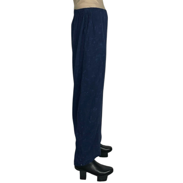 SAND SUN DYE RIPPLE BARREL LEG PANT