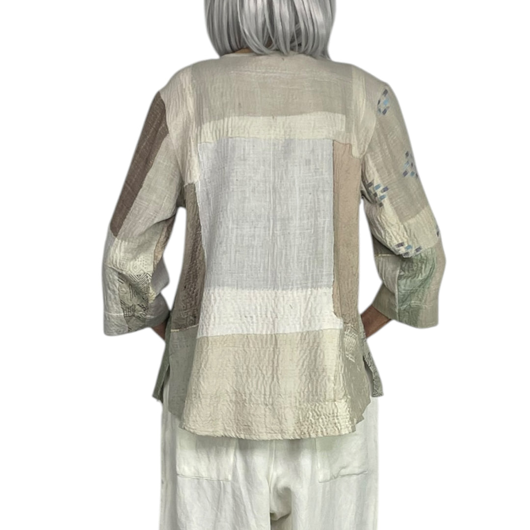 MOSAIC PATCH KURTA TOP