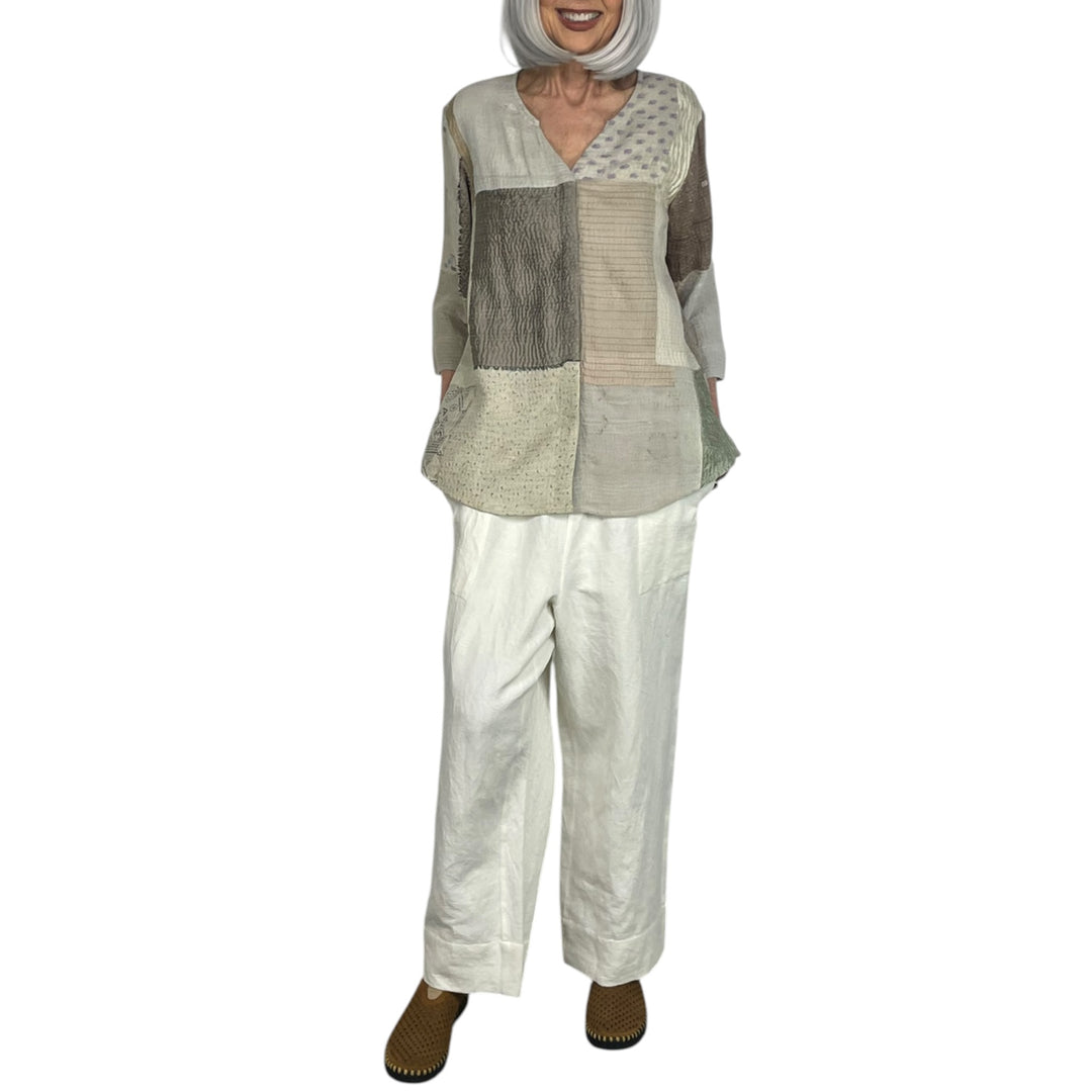 MOSAIC PATCH KURTA TOP
