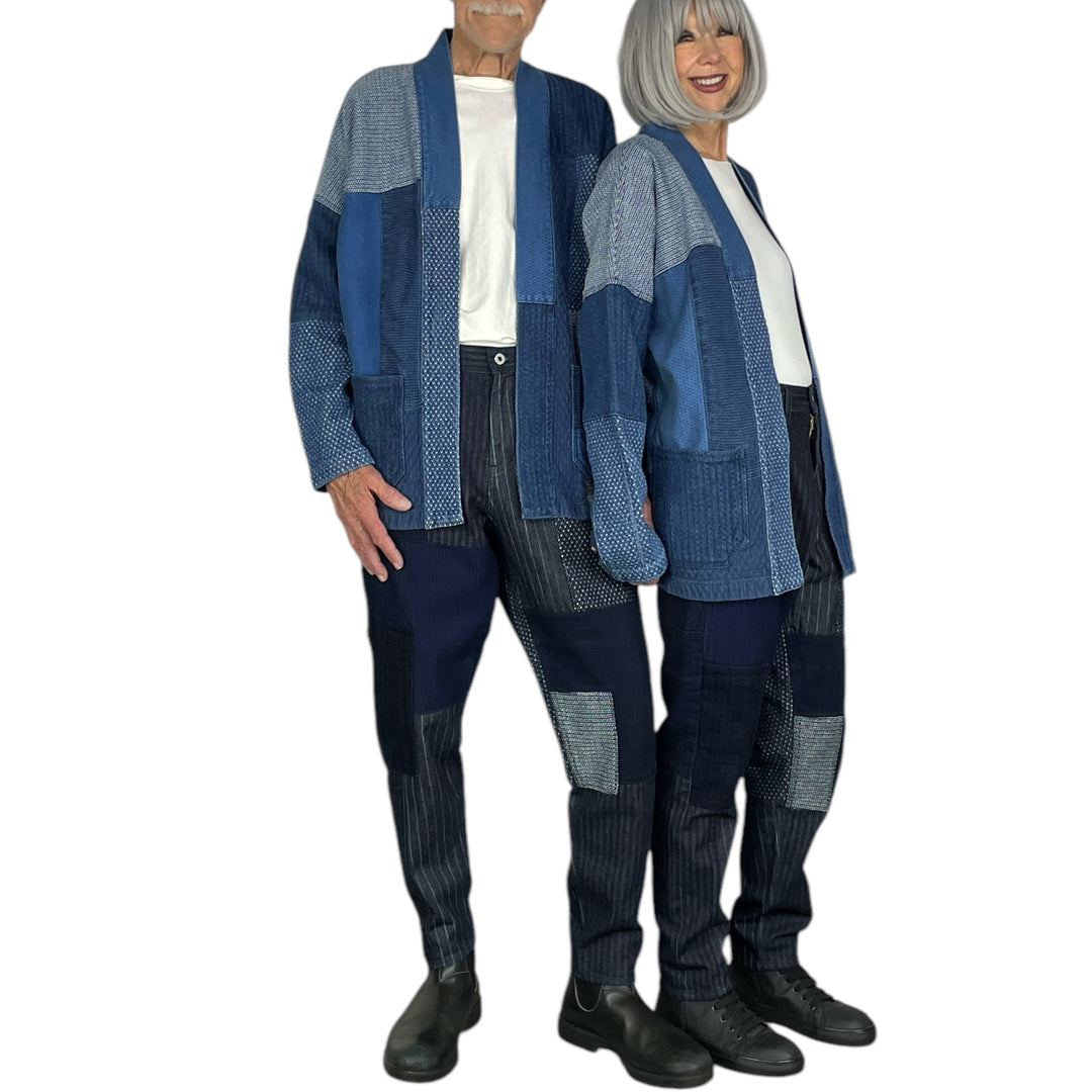 PATCHWORK HAORI JACKET - 3YR WASH