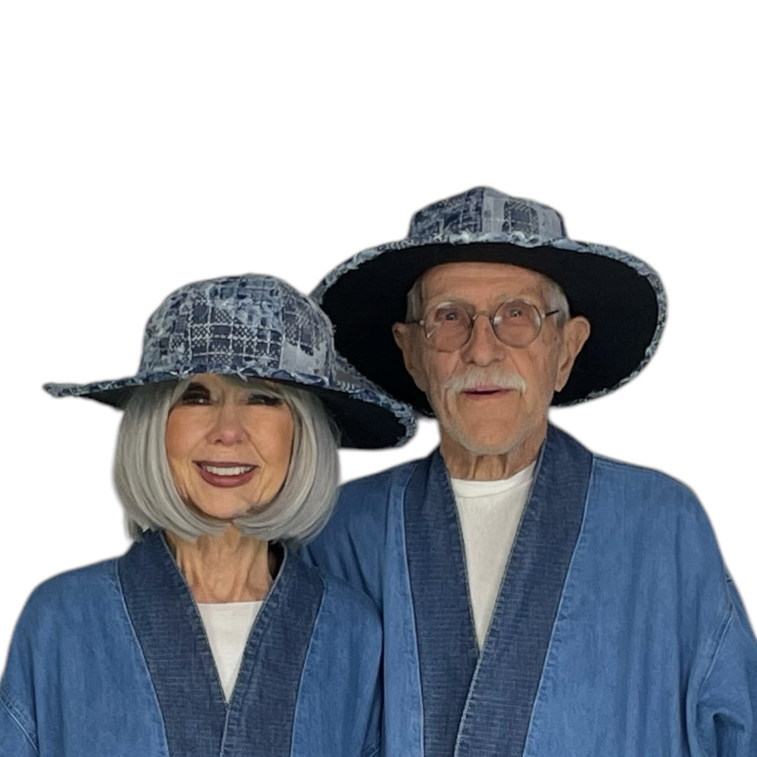 SASHIKO BRIM HAT