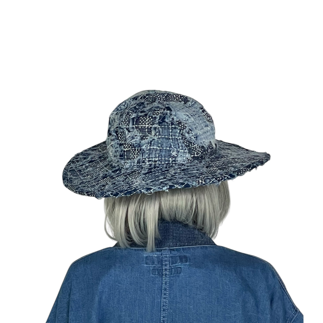 SASHIKO BRIM HAT