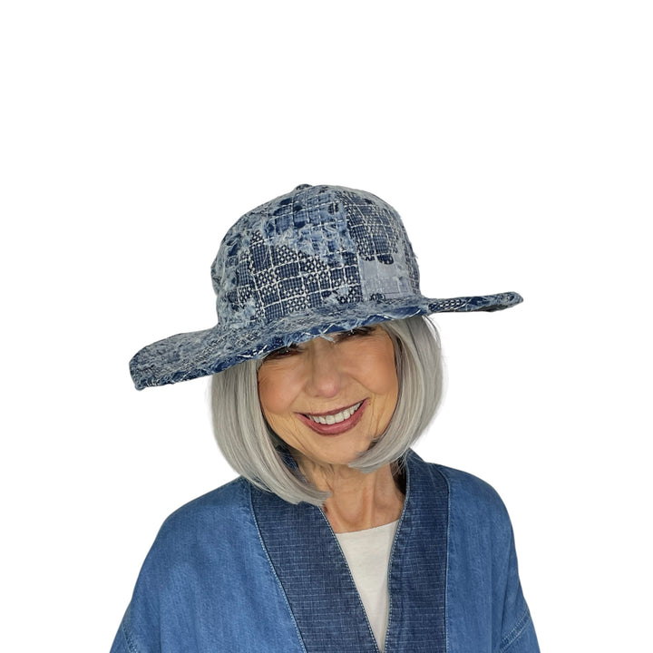 SASHIKO BRIM HAT