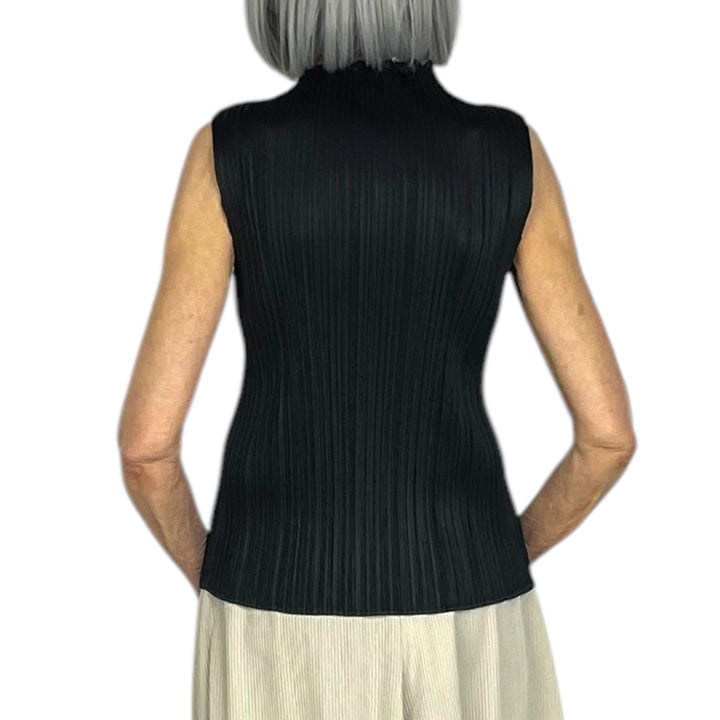 BASICS HI-NECK SLEEVELESS TOP