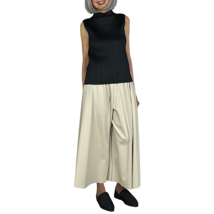 BASICS HI-NECK SLEEVELESS TOP