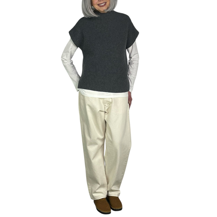 RIBBED BOXY SWEATER